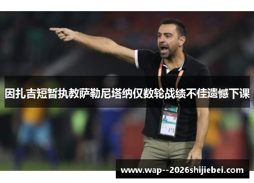 因扎吉短暂执教萨勒尼塔纳仅数轮战绩不佳遗憾下课